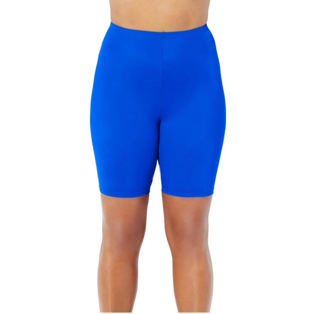 LAST CHANCE BEFORE DONATE Torrid  Blue Spandex Nylon Bike Shorts Plus Size 4